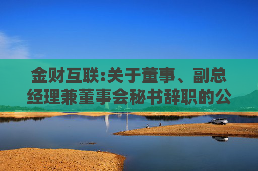 金财互联:关于董事、副总经理兼董事会秘书辞职的公告