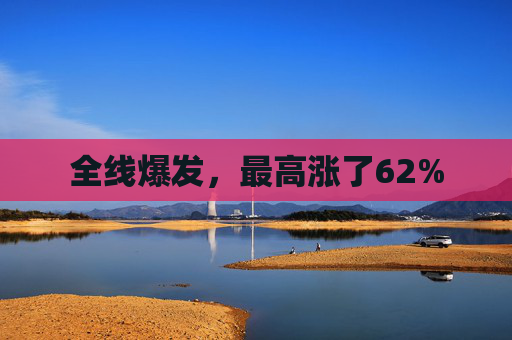 全线爆发，最高涨了62%