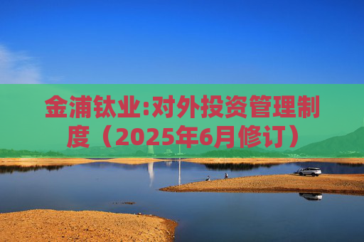 金浦钛业:对外投资管理制度（2025年6月修订）  第1张