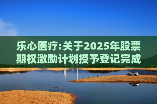 乐心医疗:关于2025年股票期权激励计划授予登记完成的公告  第1张