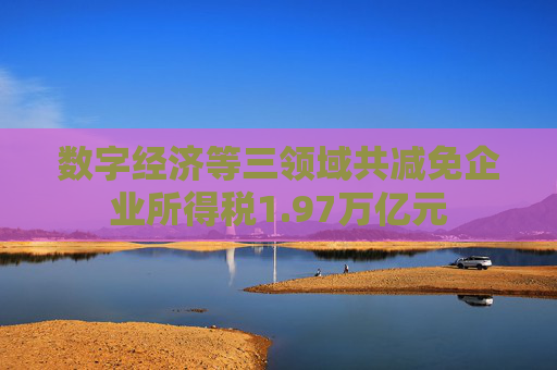 数字经济等三领域共减免企业所得税1.97万亿元