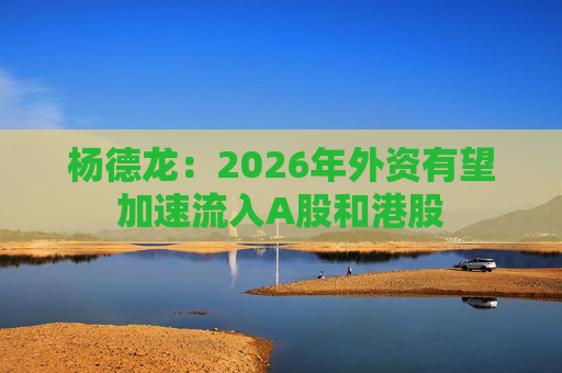 杨德龙：2026年外资有望加速流入A股和港股