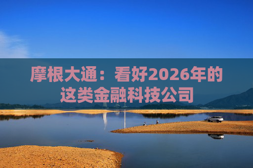 摩根大通：看好2026年的这类金融科技公司  第1张
