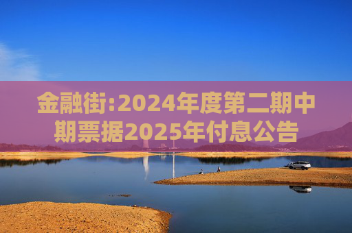 金融街:2024年度第二期中期票据2025年付息公告