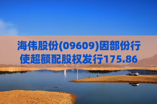 海伟股份(09609)因部份行使超额配股权发行175.86万股  第1张