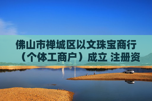 佛山市禅城区以文珠宝商行（个体工商户）成立 注册资本1万人民币  第1张