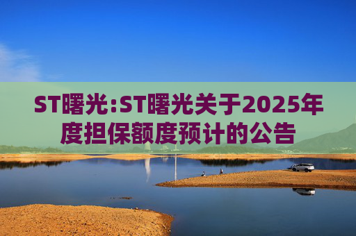 ST曙光:ST曙光关于2025年度担保额度预计的公告