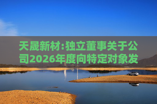 天晟新材:独立董事关于公司2026年度向特定对象发行股票方案论证分析报告的专项意见  第1张