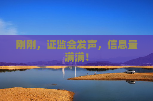 刚刚，证监会发声，信息量满满！