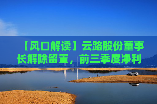【风口解读】云路股份董事长解除留置，前三季度净利润下降4.96%