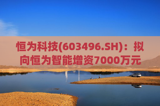 恒为科技(603496.SH)：拟向恒为智能增资7000万元