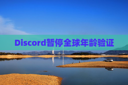 Discord暂停全球年龄验证
