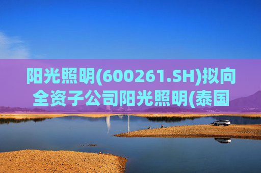 阳光照明(600261.SH)拟向全资子公司阳光照明(泰国)增资3.24亿元用于建设泰国生产基地  第1张