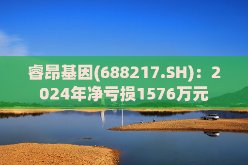 睿昂基因(688217.SH)：2024年净亏损1576万元
