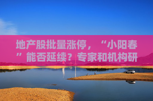 地产股批量涨停，“小阳春”能否延续？专家和机构研判来了