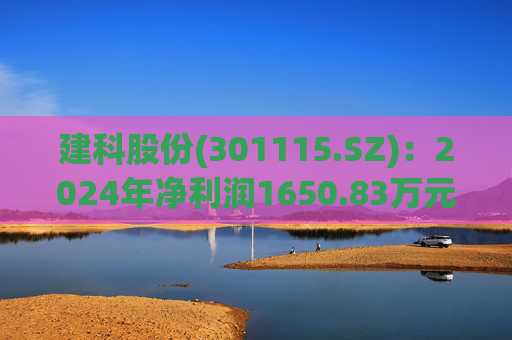 建科股份(301115.SZ)：2024年净利润1650.83万元 同比减少83.59%