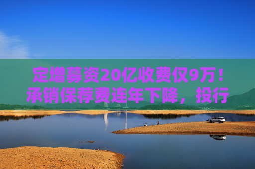 定增募资20亿收费仅9万!承销保荐费连年下降,投行创收更难了