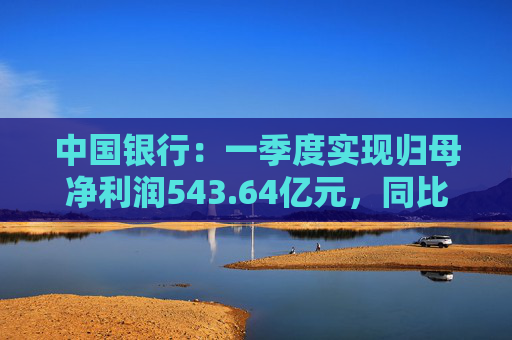 中国银行：一季度实现归母净利润543.64亿元，同比下降2.9%  第1张