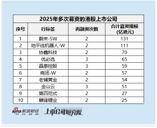 2025年港股再融资强势复苏：募资规模同比增长超4倍 比亚迪435亿增发为近十年最大再融资